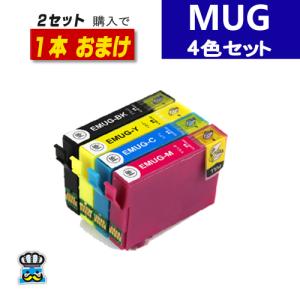 MUG-4CL エプソン プリンターインク MUG ４色セット 互換インク マグカップ EPSON MUG-BK MUG-C MUG-M MUG-Y 対応機種 EW-452A EW-052A｜inkoukoku