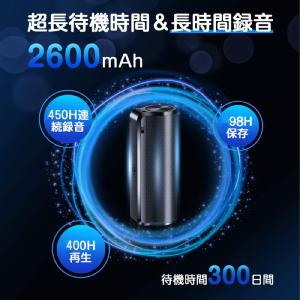 ボイスレコーダー 小型 長時間録音 増強版 4...の詳細画像2