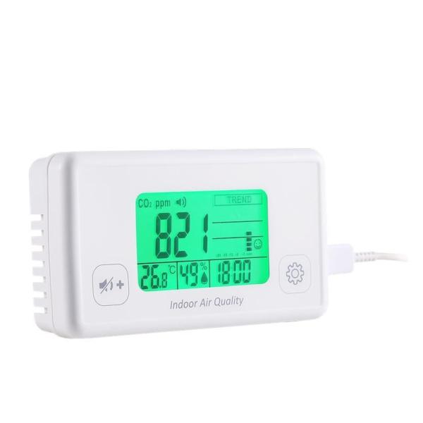 IAQ モニター：7727 (CO2/温度/湿度/時計付)