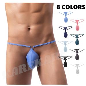 Ｔバック ストレッチ 通気性 ホール リング連結 サイドひも 超セクシー 8カラー メンズ 男性 下着