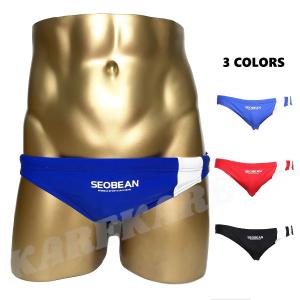 SEOBEAN/セビン 競パン スイムウエア メンズ ビキニ ベーシック ブーメラン シンプル 競泳 メンズ 男性 水着｜innershopkarekare