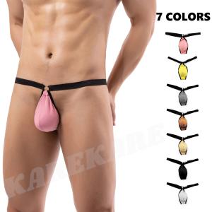 YUTATA/ユタタ Ｔバック ストレッチ スケ感 気持ちいい 縦縞 リング連結 通気性 セクシー メンズ 男性 下着