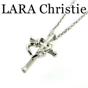 LARA Christie ララクリスティー マイクロミニシリーズ ラヴァーズクロス ネックレス ホワイト レディース シルバー925 P5805-W｜inno