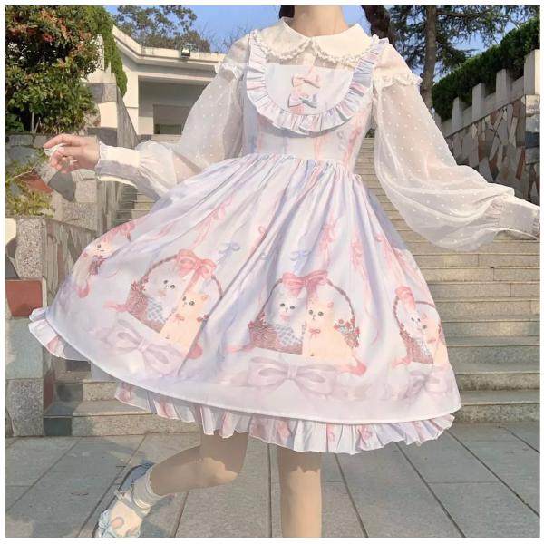 ロリータドレス　送料無料　かわいい　JS JC JK JD コスプレ　原宿　パーティードレス　発表会...