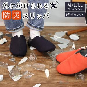 「防災もおしゃれも妥協しない心強いスリッパ」釘も通さない頑丈なインソールが入ったカテバガード (防災用 防災 備え 地震対策 検査合格 洗える 21.5〜27.5cm)