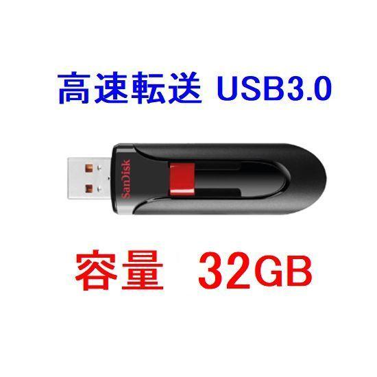 2枚以上がお買い得 SanDisk USBメモリー 32GB USB3.0 SDCZ600-032G...