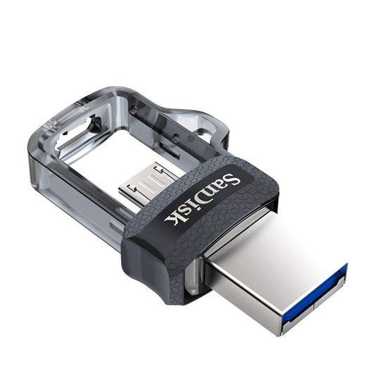 2枚以上がお買い得 SanDisk USBメモリー 64GB microUSB/USB3.0兼用 1...