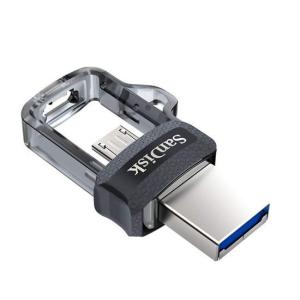 2枚以上がお買い得 SanDisk USBメモリー 256GB microUSB/USB3.0兼用 150MB/s SDDD3-256G-G46