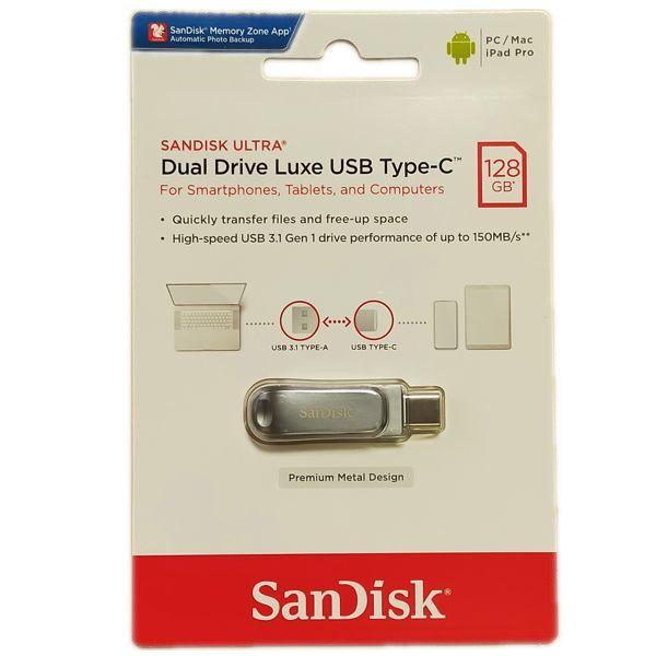 2枚以上がお買い得 SanDisk USBメモリ 128GB USB3.0 Type-C/Type-...