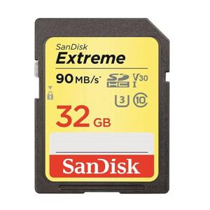 2枚以上がお買い得 SanDisk SDHCカード 32GB クラス10 90MB/s UHS-I U3 SDSDXVE-032G-GNCIN