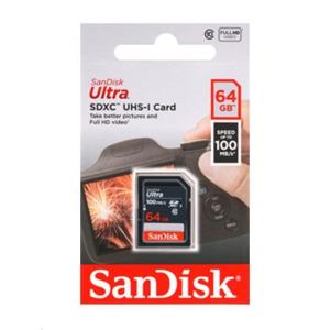 SanDisk SDカード SDXC 64GB 100MB/s SDSDUNR-064G-GN3IN ネコポス送料無料