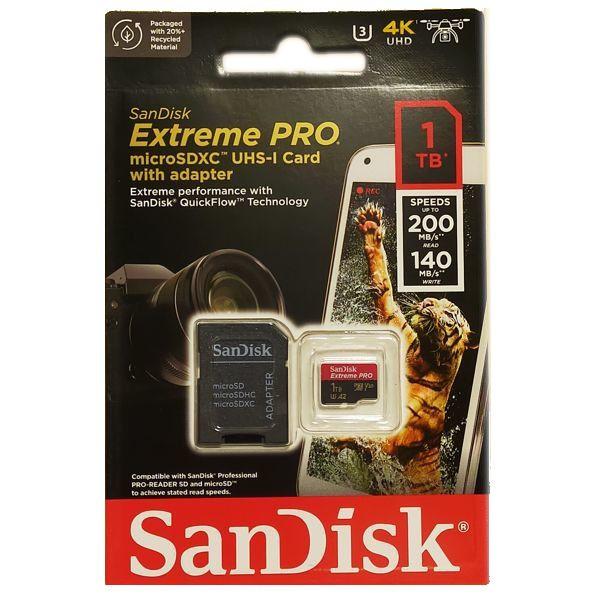 SanDisk マイクロSDカード SDXC 1TB 200MB/s V30 A2 U3 SDSQX...