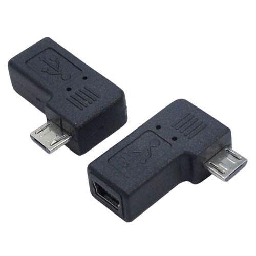 USB 変換アダプタ miniUSB-microUSB メス-オス 差し込み向きを変換 USBM5-...