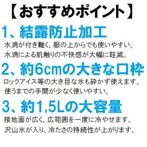 氷嚢 氷のう アイスバッグ 結露しない ゴルフ...の詳細画像3