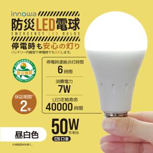 かりはな製作所 (/AN) 蓄電型 LED 電球 防災電球 60W 電球色 非常時