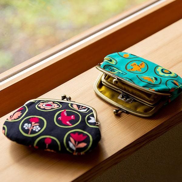 亥之吉 親子がま口 サークルランド がま口財布 小銭入れ カードも入る 和モダン 和柄 がま口 ウォ...