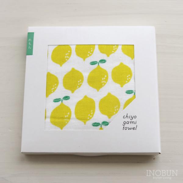 フェイスタオル 千代紙タオル chiyogami towel フェイスタオル れもん 手土産 ご挨拶...