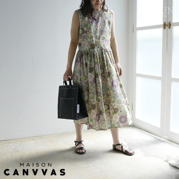 MAISON CANVVAS メゾンキャンバス POCKET TOTE S BK ドイツ製 トートバ...