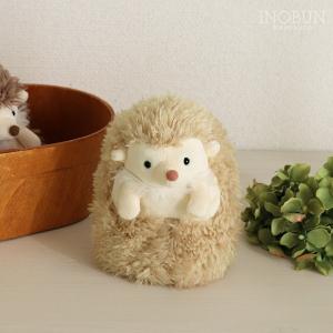 ふわふわ ランディ ハリネズミのぬいぐるみ ベージュ｜inobun