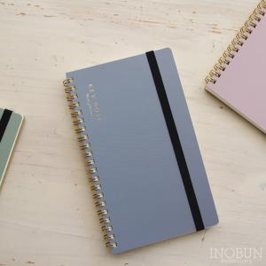Meets planner Key note A5 slim ミーツプランナー キーノート 方眼 ブルーグレー