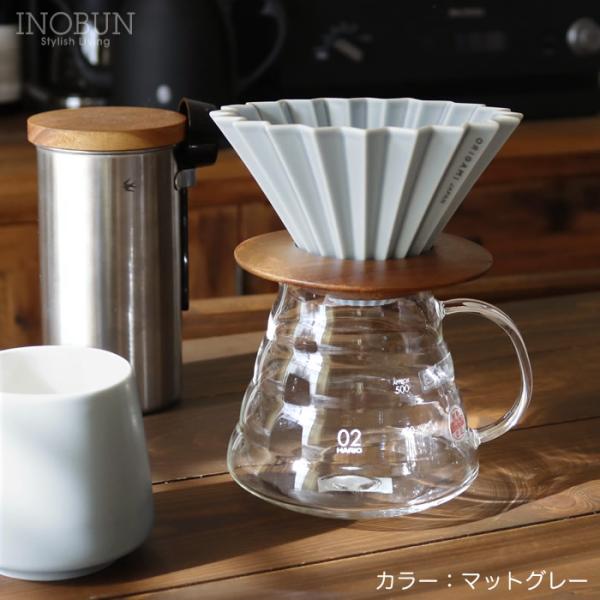 【限定セット】ORIGAMI Dripper オリガミ ドリッパーM ウッドホルダー ハリオサーバー...