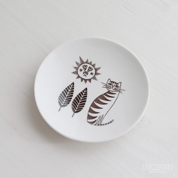 オールドカッパー ラウンドプレートS お皿 日本製 BOX入り CAT/IVORY