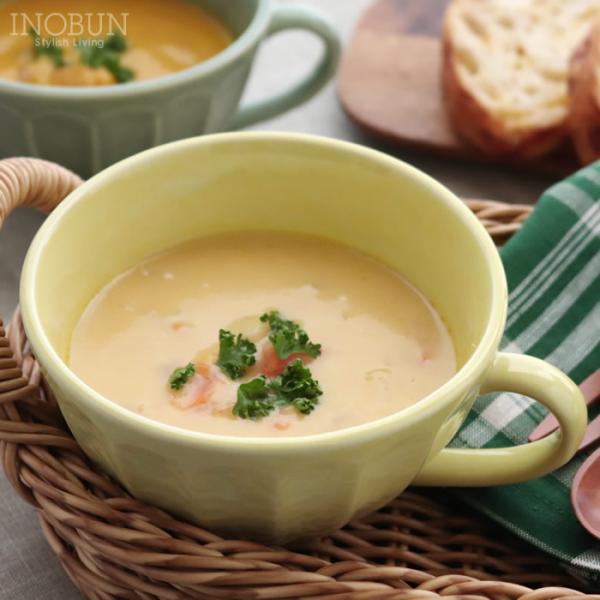 クリスタル Crystal スープマグ 380ml YE 日本製