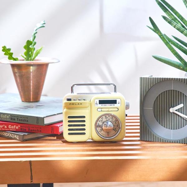 RELAX マルチレトロラジオ ライムイエロー