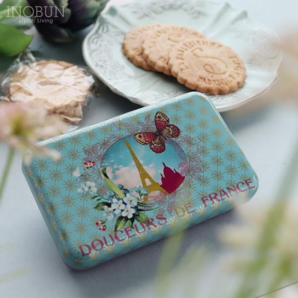 ラ・サブレジエンヌ ミニ缶 パリブルー ピュアバター フランス産 サブレ クッキー ギフト クリスマ...