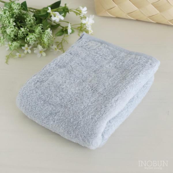 おぼろタオル フェイスタオル 素肌が微笑む タオル ブルー