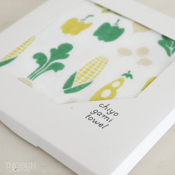 フェイスタオル 千代紙タオル chiyogami towel フェイスタオル 野菜 手土産 ご挨拶 ...