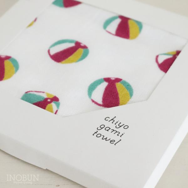フェイスタオル 千代紙タオル chiyogami towel フェイスタオル 紙風船 手土産 ご挨拶...