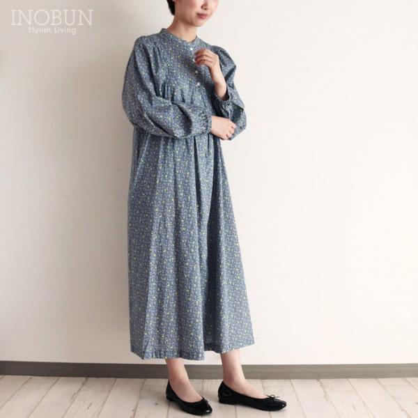 J.Sloane リバティ エスニック風ワンピース 長袖 Abasan Spot/XE セール