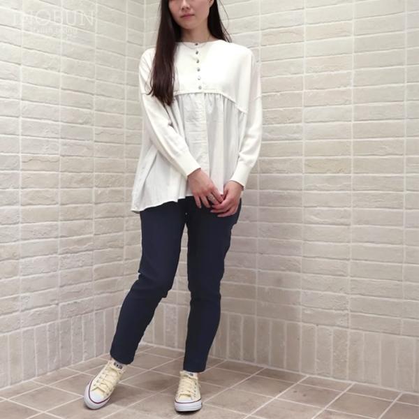 イノブンオリジナル コンフィパンツ ネイビー M