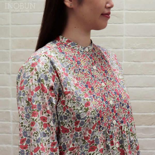 Vent d'ouest LIBERTY配色ブラウス POPPY&amp;DAISY レッド系 セール