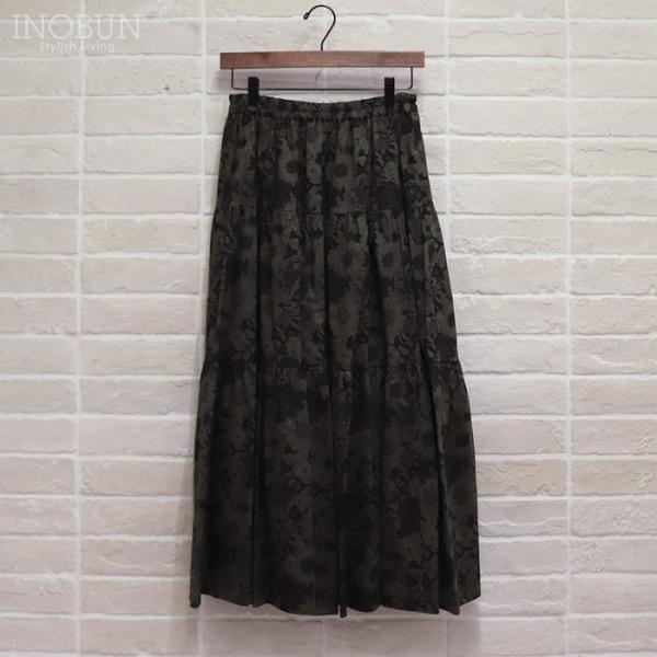 イノブン別注 Vent d'ouest リバティ ティアードスカート 38サイズ Swim Danc...