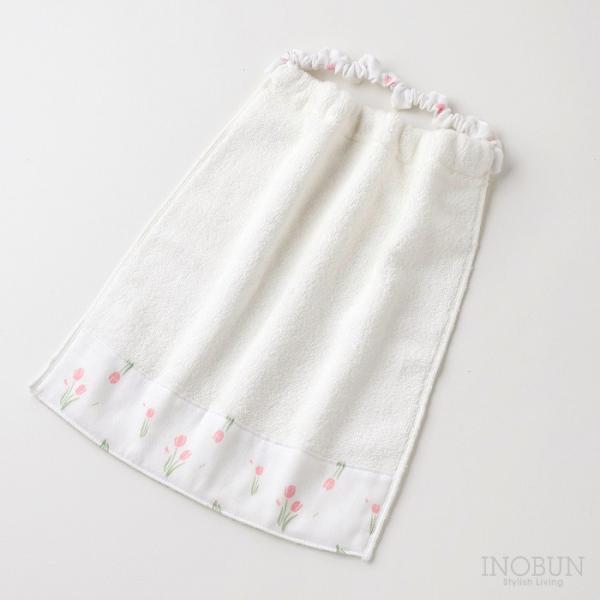 Lien de famille リヤンドファミーユ ベビー おりこうタオルエプロン ホワイト チュー...