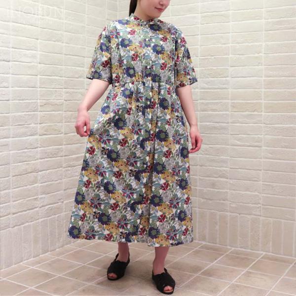 Parkes LIBERTY ウエストシャーリングワンピース Angelica Garla/AE 5...