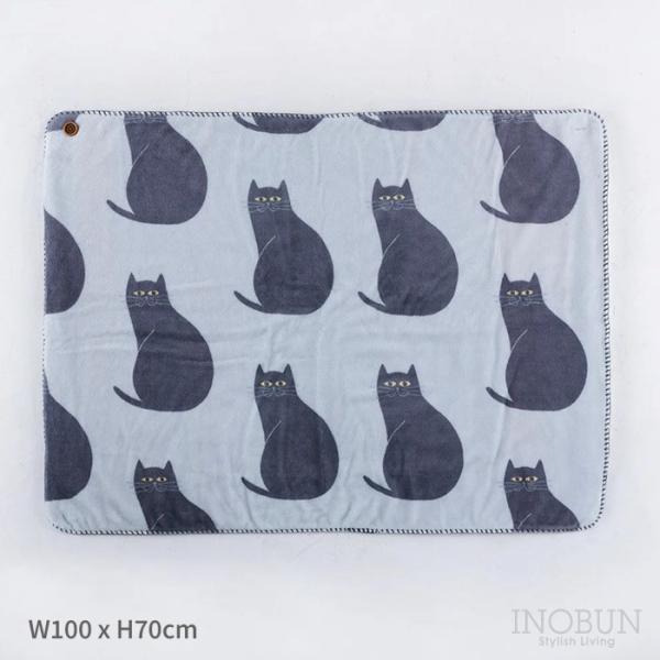 ブランケット コピーヌ ブランケット GRAY グレー Finissage Home ねこ ヘミング...