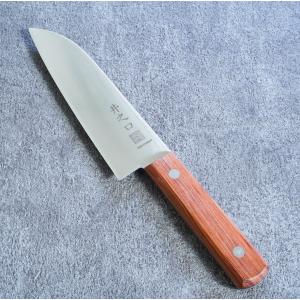 小三徳包丁 140mm 小包丁 両刃付け 右利...の詳細画像4