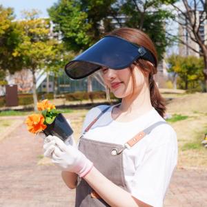 【UV 顔まで覆えるつば広 サンバイザー】 日...の詳細画像5