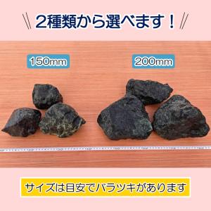 黒栗石 蛇紋岩 選べる2サイズ【1t(1000...の詳細画像3