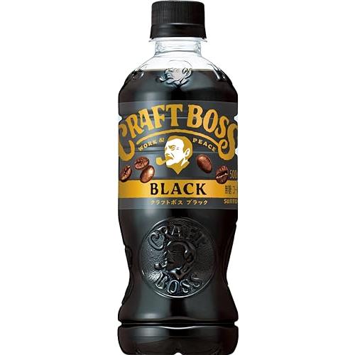BOSS(ボス) サントリー コーヒー クラフトボス 無糖ブラック 500ml×24本
