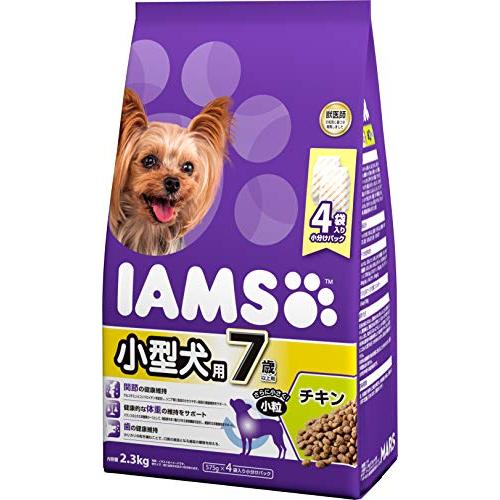 アイムス (IAMS) ドッグフード 7歳以上用 小型犬用 小粒 チキン シニア犬用 2.3kg