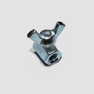 イノシシくくり罠　足くくり罠用 めっき蝶ねじシングル