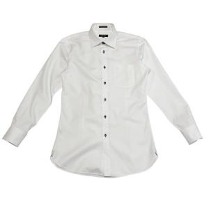 古着 バーバリーブラックレーベル BURBERRY BLACKLABEL 長袖シャツ クリーニング済み 白 メンズ サイズ39