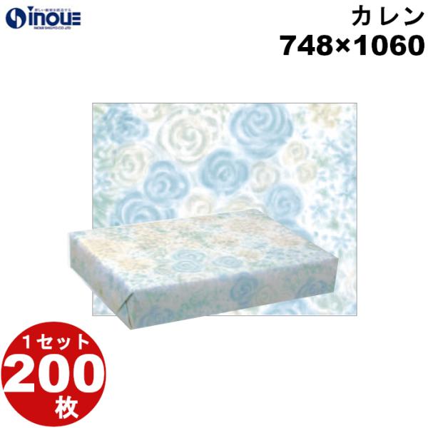 包装紙 全判 仏事用 おしゃれ 和紙風 和柄 和風 花 花柄 仏事 ラッピング 業務用 大きい カレ...