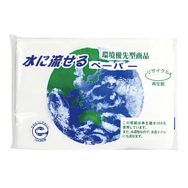 水に流せるペーパー8W　地球柄