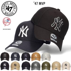 47 ブランド MVP ニューヨーク ヤンキース キャップ エムブイピー サイズ変更可能 ベースボールキャップ ツイル ユニセックス フォーティセブン NY Yankees