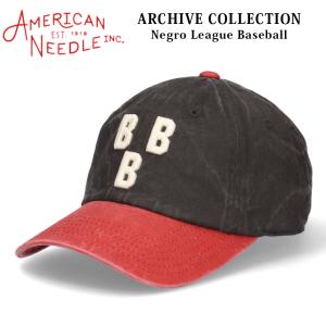 アメリカンニードル バーミンガム ブラックバロンズ オールドマーク キャップ 帽子 ニグロリーグ ベースボールキャップ ウォッシュ加工 BIRMINGHAM BLACK BARONS